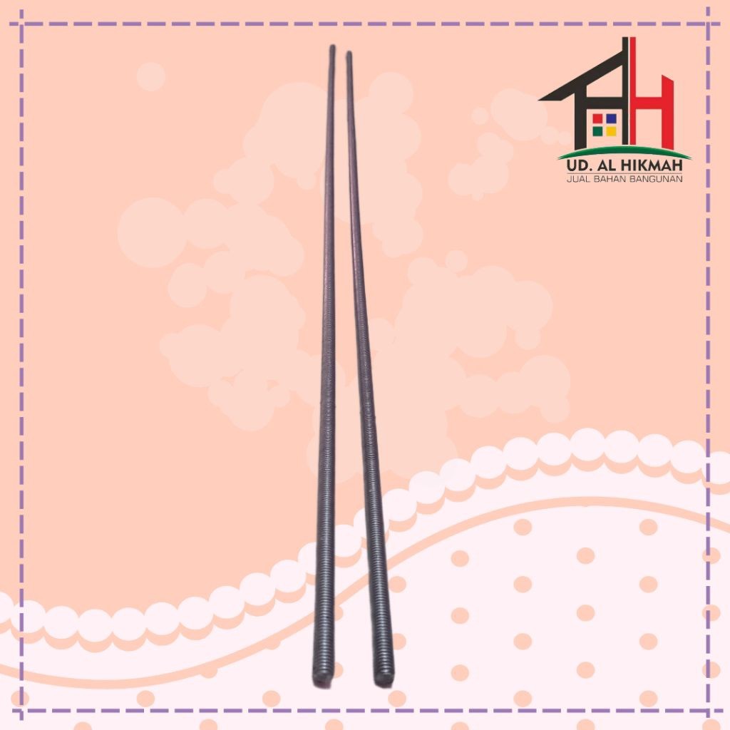 As Dart / Long Dart / Stud Bolt Fulldrat M8 x 1 เมตร M8X1 METER P 1.25