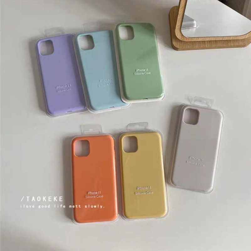 Supercase (i12mini/i13mini) เคสซิลิโคน กันเปื้อน บุกำมะหยี่ Silicone Cover Case 13มินิ