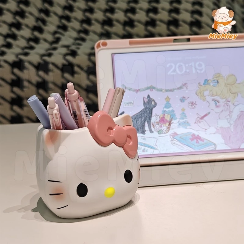 ที่ใส่ปากกาตั้งโต๊ะ การ์ตูนสุดน่ารัก ดีไซน์คิ้วท์สไตล์แมว ตั้งโต๊ะได้สวย จัดระเบียบโต๊ะเรียน โต๊ะทำงาน thumbnail 9