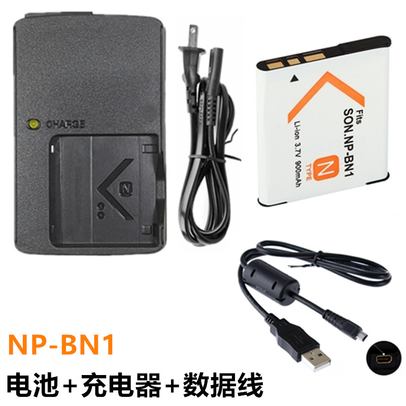 เหมาะสําหรับ Sony DSC-W530 W610 W620 W630 W690 กล้อง NP-BN1 แบตเตอรี่ + เครื่องชาร์จ