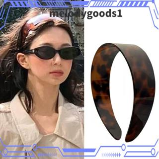 MELODYGOODS ที่คาดผมเสือดาว กันลื่น acetate เครื่องประดับผมย…