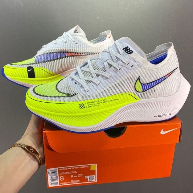 รองเท้า Vaporfly Next 2 สําหรับผู้ชายและผู้หญิง Telis Racing Vaporfly Next 3 โฮมเธียเตอร์ CU4111-103