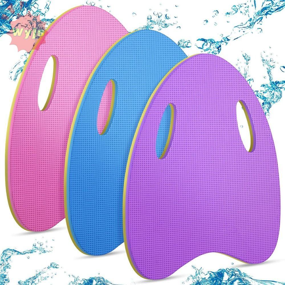 พาวเวอร์บอร์ดว่ายน้ำ kickoff แบบสองสี, มีราวจับและโฟม EVA สำหรับเด็กและครอบครัว ในฤดูร้อน