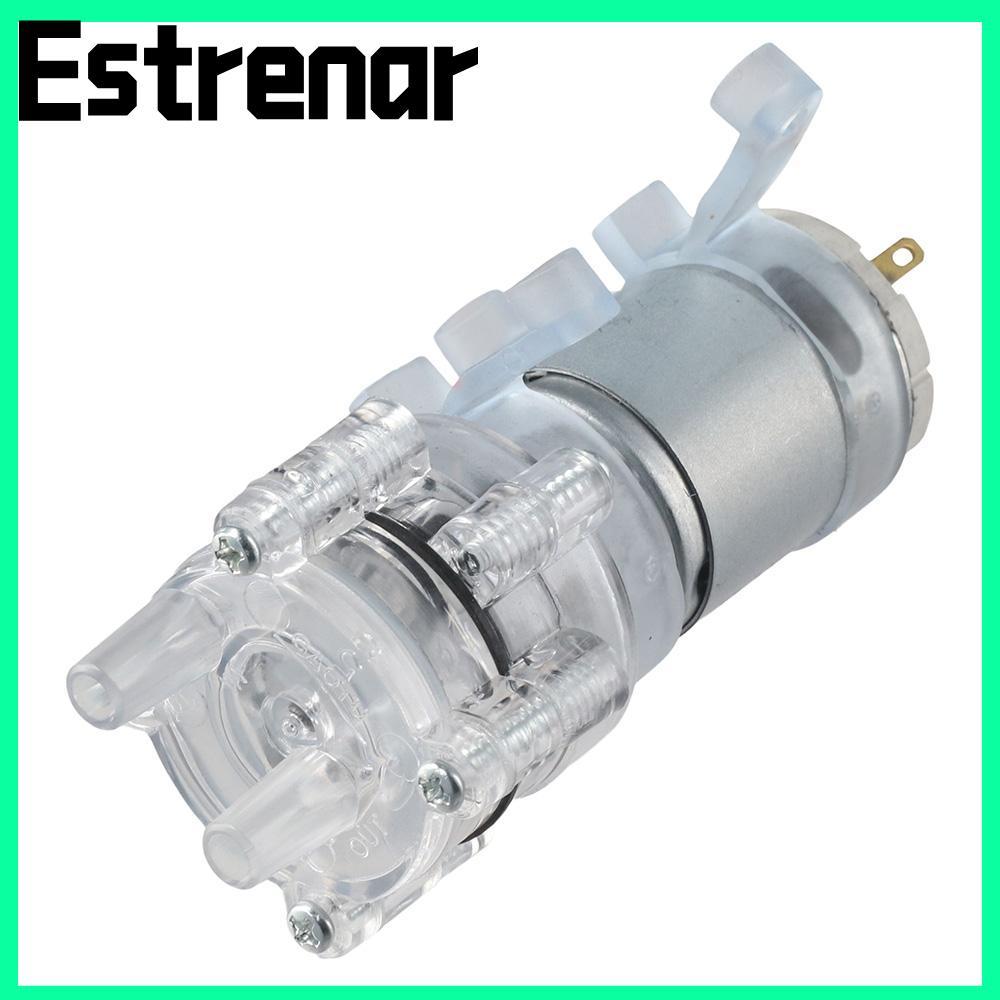 ESTRENAR Self Priming, R385 เครื่องใช้ในบ้านปั๊มไดอะแฟรม, ทนทาน DC 6V ถึง 12V EK1970 Micro ปั๊มตู้น้