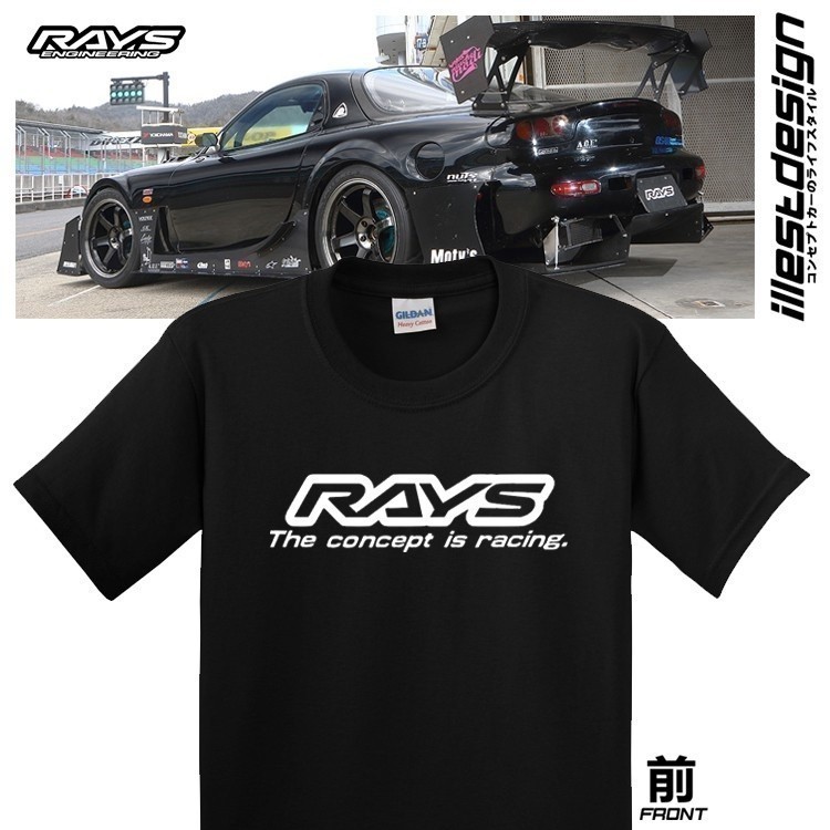 Fashion 2026 24 Auto Tees: CP302 - CP303 เสื้อยืด Rays Engineering WRX STI EVO9 GTR35 TE37 CE28N CE3