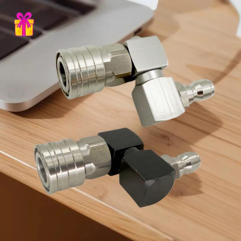 [INTH] 360° หัวฉีดเจ็ทเครื่องซักผ้าแรงดันแบบหมุน, อะแดปเตอร์เชื่อมต่อ 1/4" Qui สําหรับทําความสะอาดรถยนต์ - ป้องกันการรั่ว, ประหยัดน้ํา [ดีกว่า]