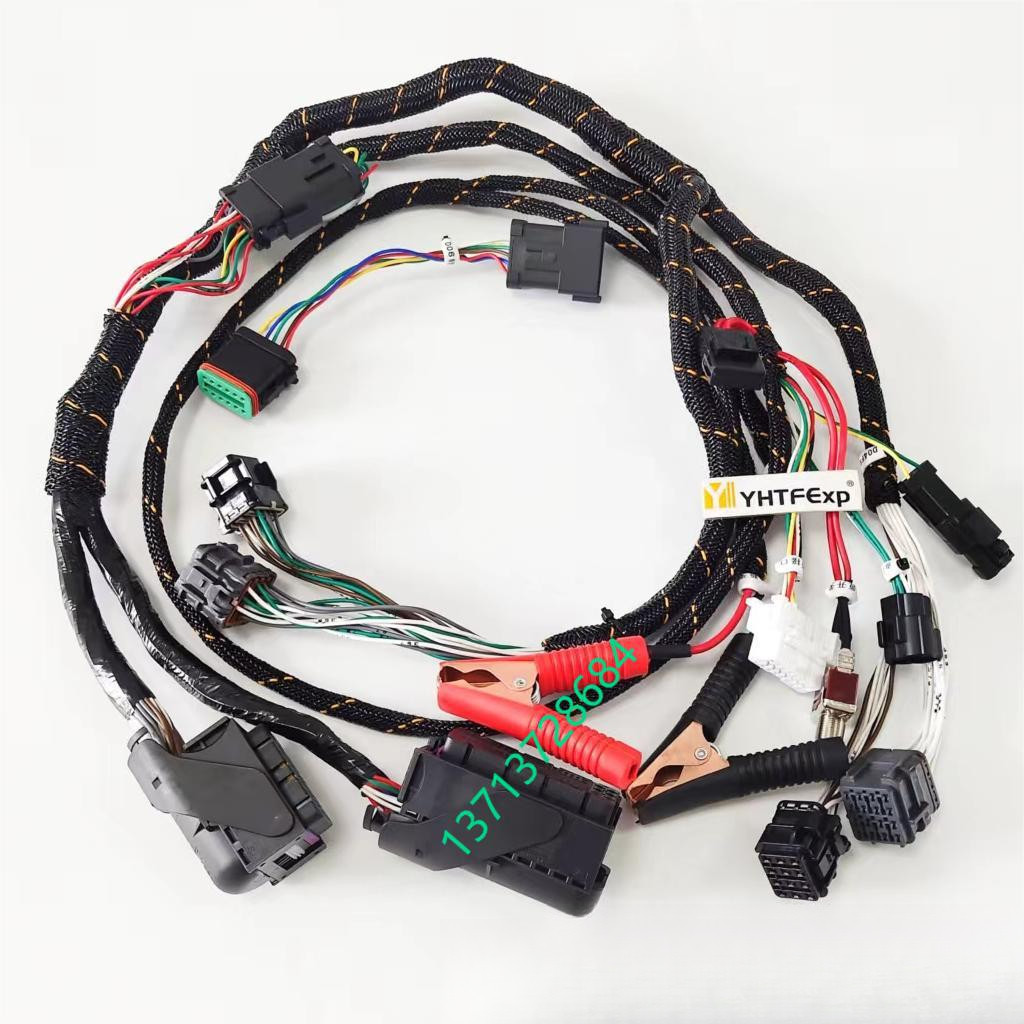 สายทดสอบสตาร์ทเครื่องยนต์ D04FR/J05/J08/P11C สำหรับรถขุด Kobelco