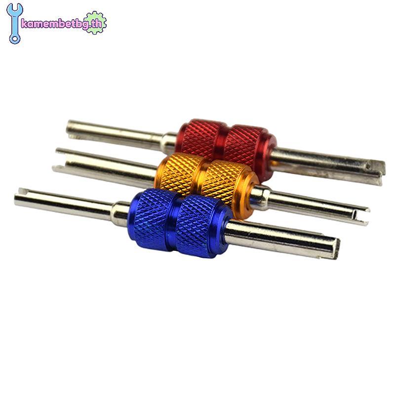 Kamembetbg Universal ยางวาล์ว Core Stems Remover ไขควงเครื่องมือ Dual ใช้รถอุปกรณ์เสริม TH