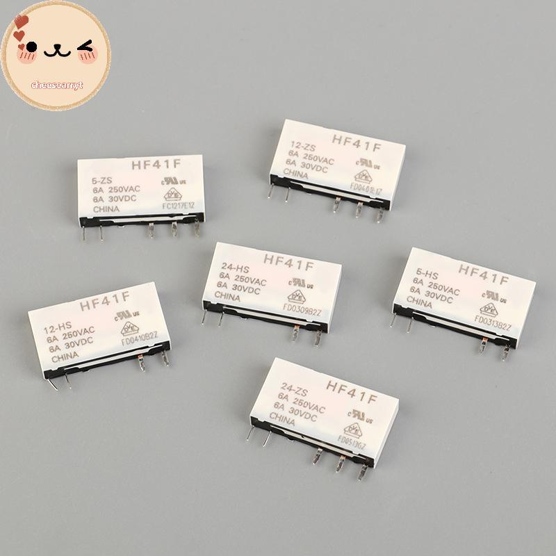 Chee HF41F-24-ZS HF41F-12-ZS HF41F-5-ZS HF41F-5-HS HF41F-12-HS HF41F-24-HS รีเลย์อุตสาหกรรม Subminia