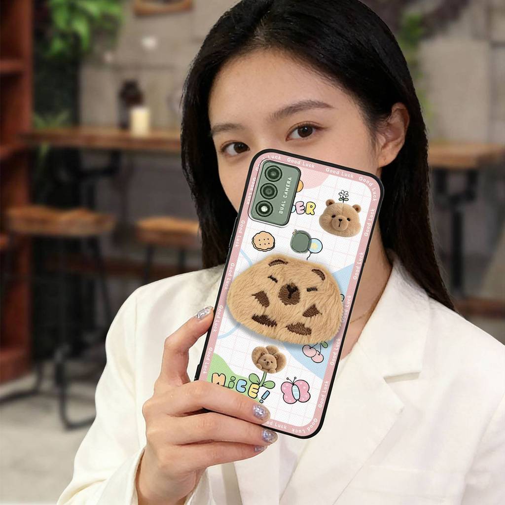 การ์ตูนสามมิติเคสโทรศัพท์สําหรับ Wiko Voix/U616AT Full wrap ออกแบบแฟชั่นผ้า Patch ป้องกัน Anti-knock