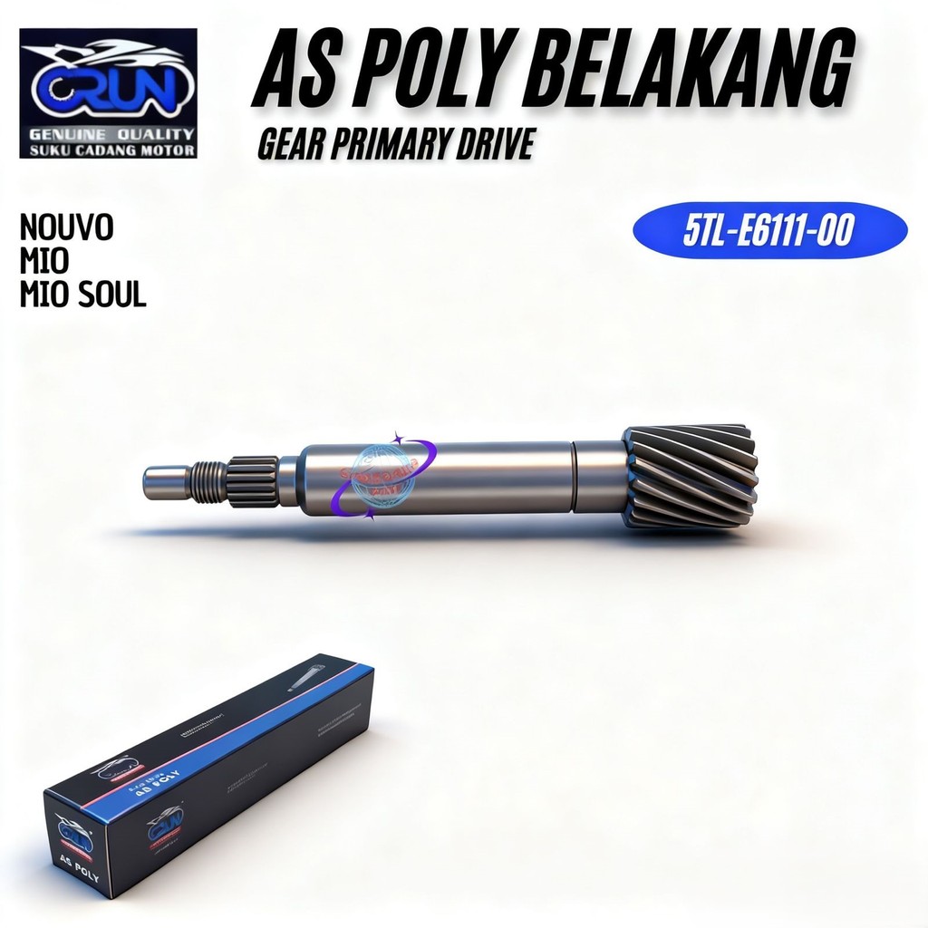 CRUN As Pully / As Poly / As Pulley Yamaha MIO / MIO SOUL / MIO NEW / MIO SMILE / NOUVO Z / 5LW-E611