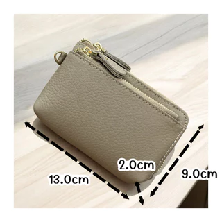 ส่งทุกวัน กระเป๋าสตางค์หนังวัวแท้ กระเป๋าถือ คล้องมือ ใบกลาง Wallet Bag S9-90