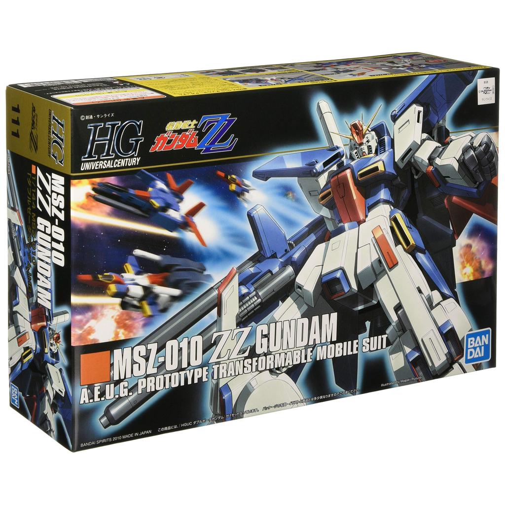 BANDAI SPIRITS HGUC 1/144 ZZ Gundam (Mobile Suit ZZ Gundam)