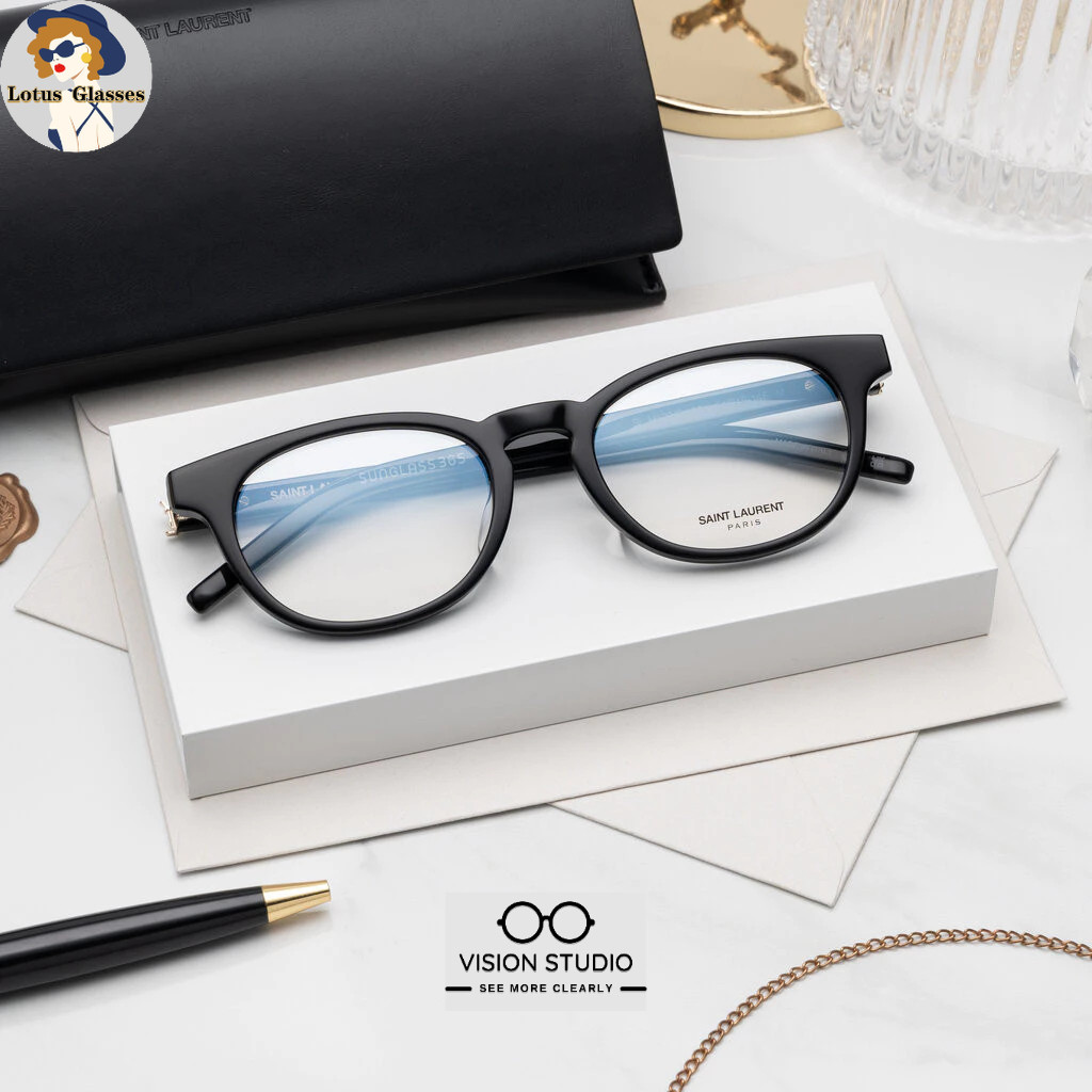 🍀แว่นสายตา YVES SAINT LAURENT SLM123F 001
