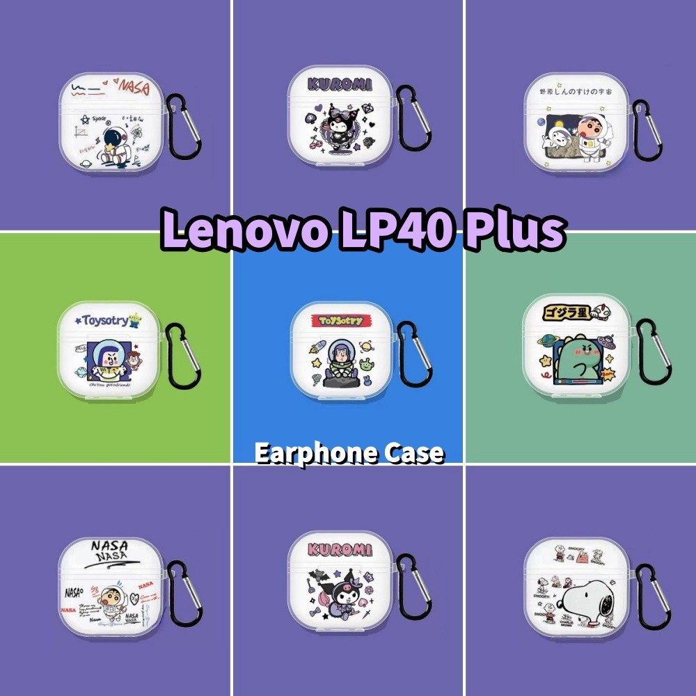 มีสินค้าในสต็อกสําหรับ Lenovo LP40 Plus Case Casing Soft Silicone Headphone Case การ์ตูนที่น่าสนใจ