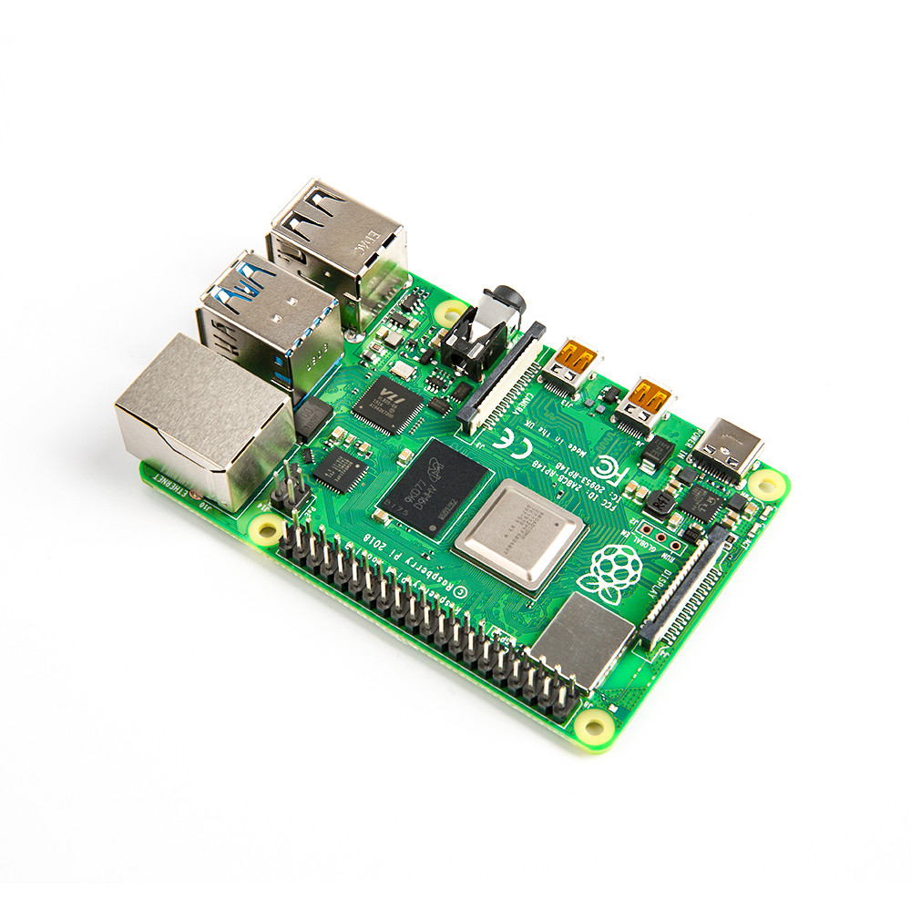 ใหม่ 100% ยี่ห้อใหม่ Raspberry Pi 4B 2GB บอร์ดพัฒนา Dual-Band WIFI 5.0 Dual Display Output Raspberry