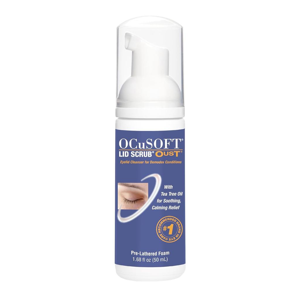 OCuSOFTOustDemodexCleanser-ExtraStrength-ingCleanserforEyelids&EyelasheswithTeaTreeOil-EyelidCleanse