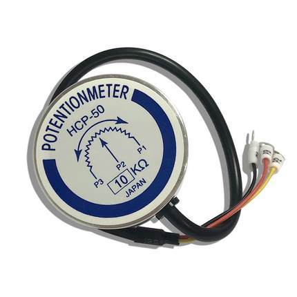 ใหม่ Inular Displacement Potentiometer HCP-50 2K 5K 10K 360 Potentiometer
