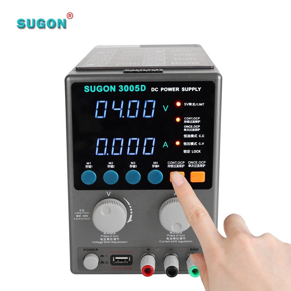 Hot Best Seller ขายดีที่สุด Sugon 3005d 30v 5A 110v220v ถึง 5v แหล่งจ่ายไฟ AC และ DC Power Supply