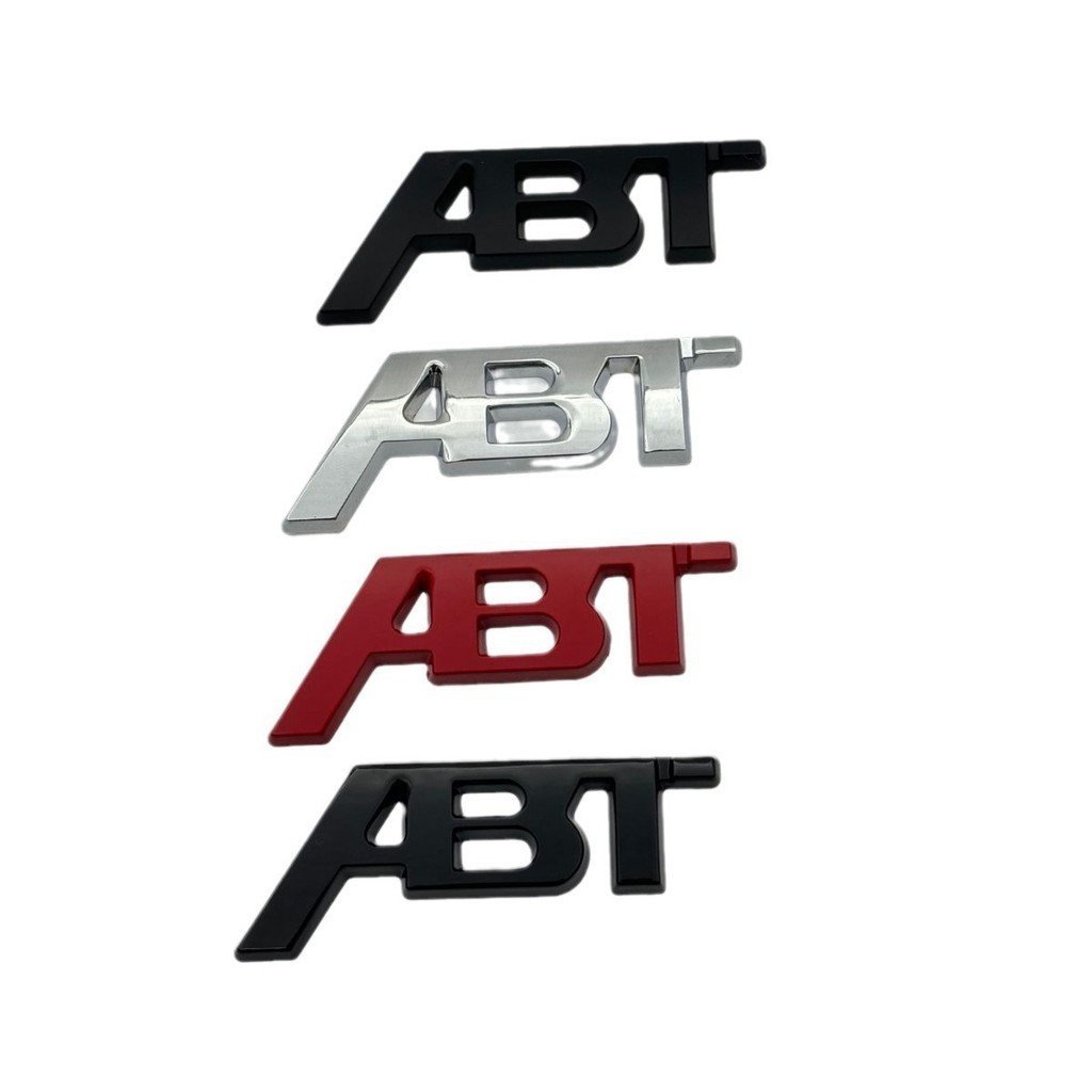 ABT การติดฉลากขนาดเล็กเหมาะสําหรับ Audi A4LA6L โลโก้รถโฟล์คสวาเก้นกอล์ฟ 7 Sagitar โปโล Magotan CC สก