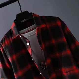 เสื้อเชิ้ตชายแขนยาวลาย-check สไตล์แฟชั่น ใส่ได้ทุกรูปแบบ
