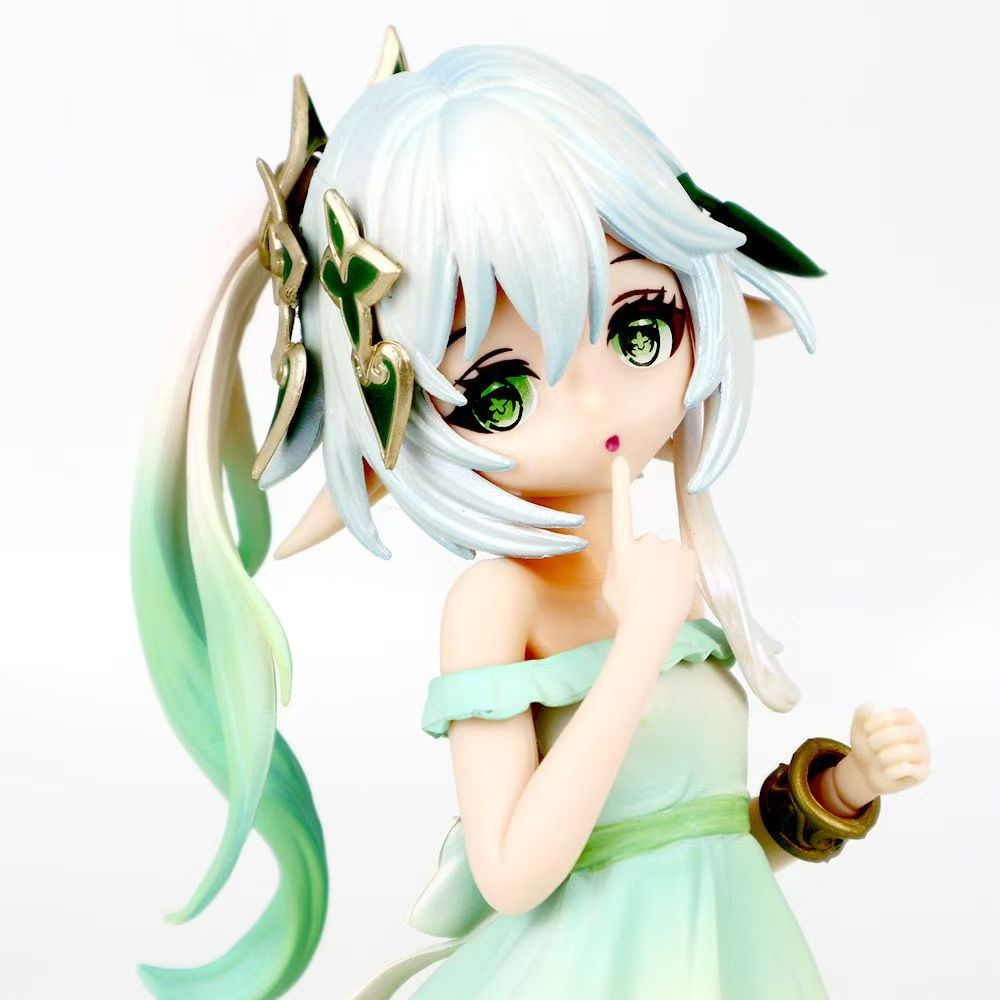 Genshin Impact Nahida Action Figure 20 ซม.อะนิเมะแอนิเมชั่นเกม little mascot สาวหญ้า king ตุ๊กตาโต๊ะ