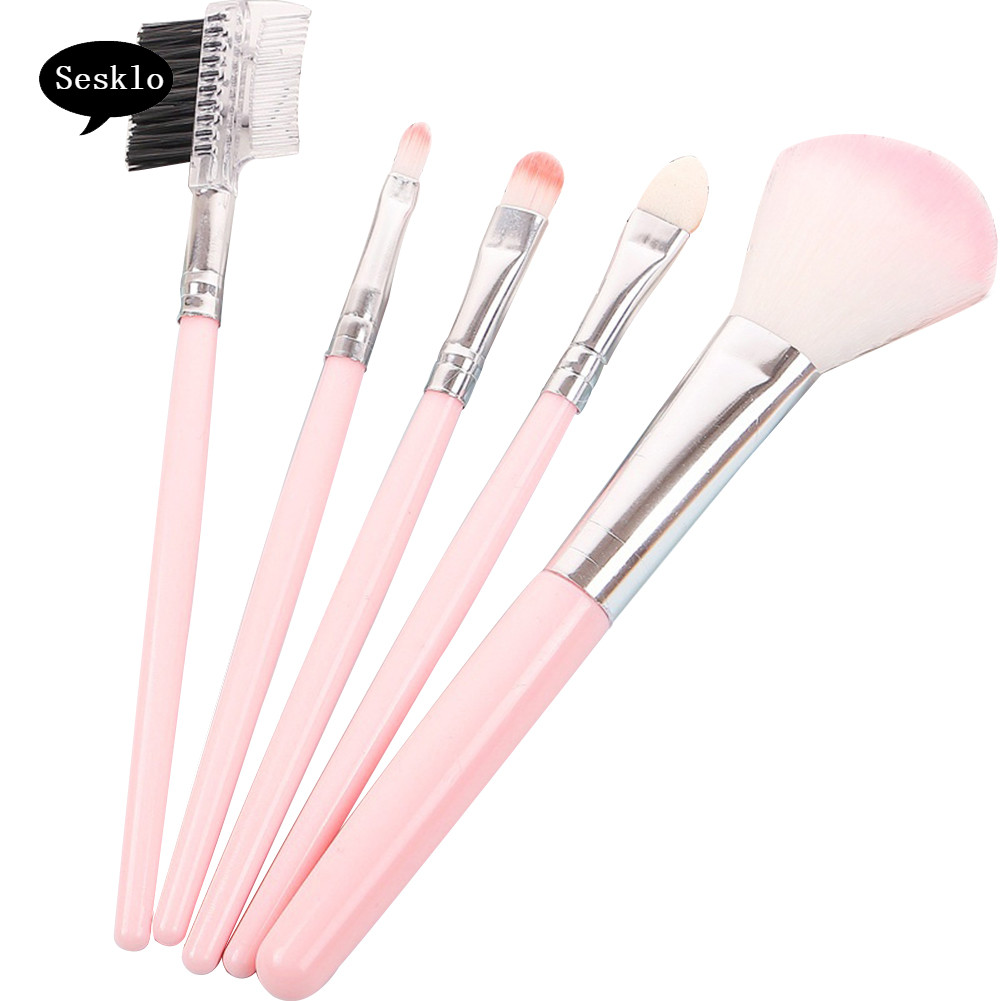 [SK] 5 ชิ้น Professional Foundation คอนซีลเลอร์ Face Eye ชุดแปรงแต่งหน้าเครื่องมือเครื่องสําอาง