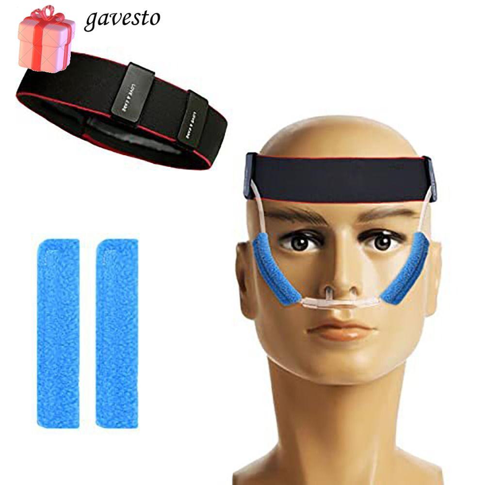 GAVESTO Oxygen Cannula Cushion, Soft Polar Fleece Nasal Cannula Ear Cushions, Universal Oxygen Ear P