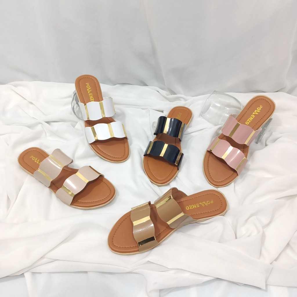 ZA8 Pollenzo รองเท้าแตะรัดส้นคู่ Fr-002