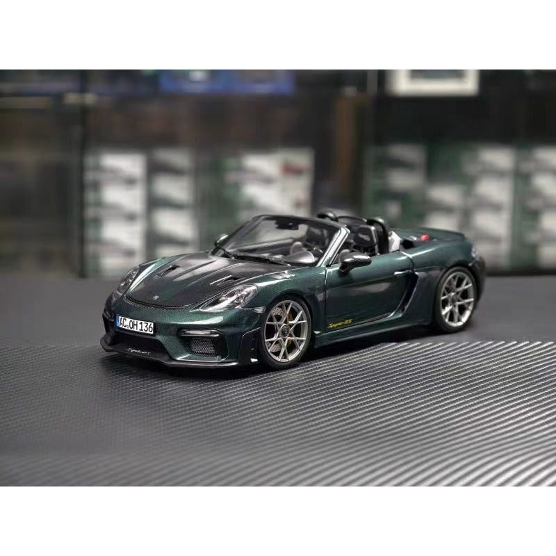 NOREV Norwell 1: 18 Porsche 718 Spyder RS 2023 โมเดลรถอัลลอยตกแต่งรถในการจัดส่ง