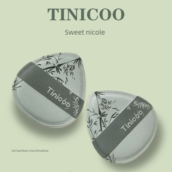 พัฟคุชชั่น พัพแต่งหน้า TINICOO Sweet Nicole Ink Bamboo Marshmallow Puff