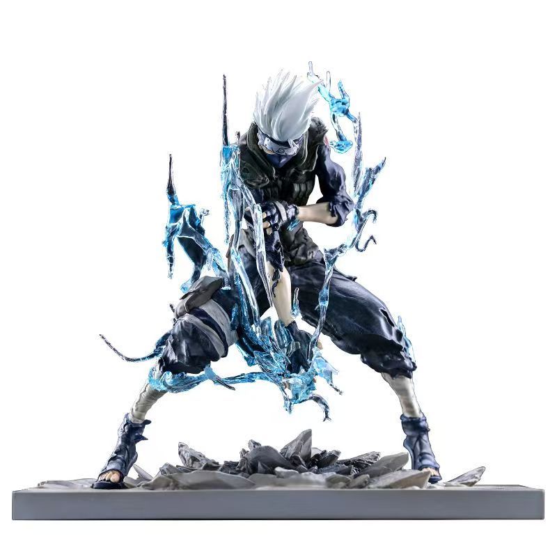 Naruto Hatake Kakashi Hatake Kakashi GK รูปรูปปั้นของเล่นเดสก์ท็อปแชสซีตกแต่งของขวัญวันเกิด