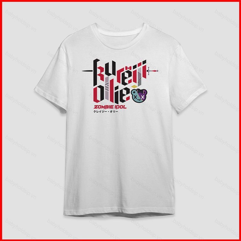 BS1 Anime Hololive - Kureiji Ollie เสื้อยืดอะนิเมะ Unisex แขนสั้นลําลองหลวมกราฟิก Tee เสื้อ Plus ขนา