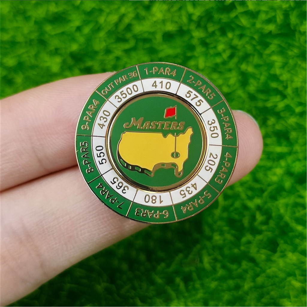 Professional Golf Ball Marker Compact & Functional Alloy Golf Ball Marker Golf สําหรับผู้เล่น