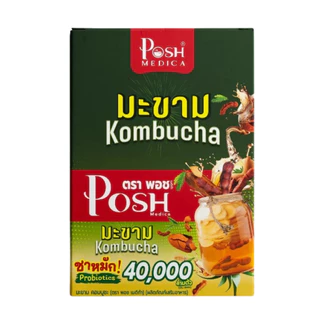 POSH Medica มะขามคอมบูชะ /ชาหมักมะขาม x1 กล่อง (6ซอง)
