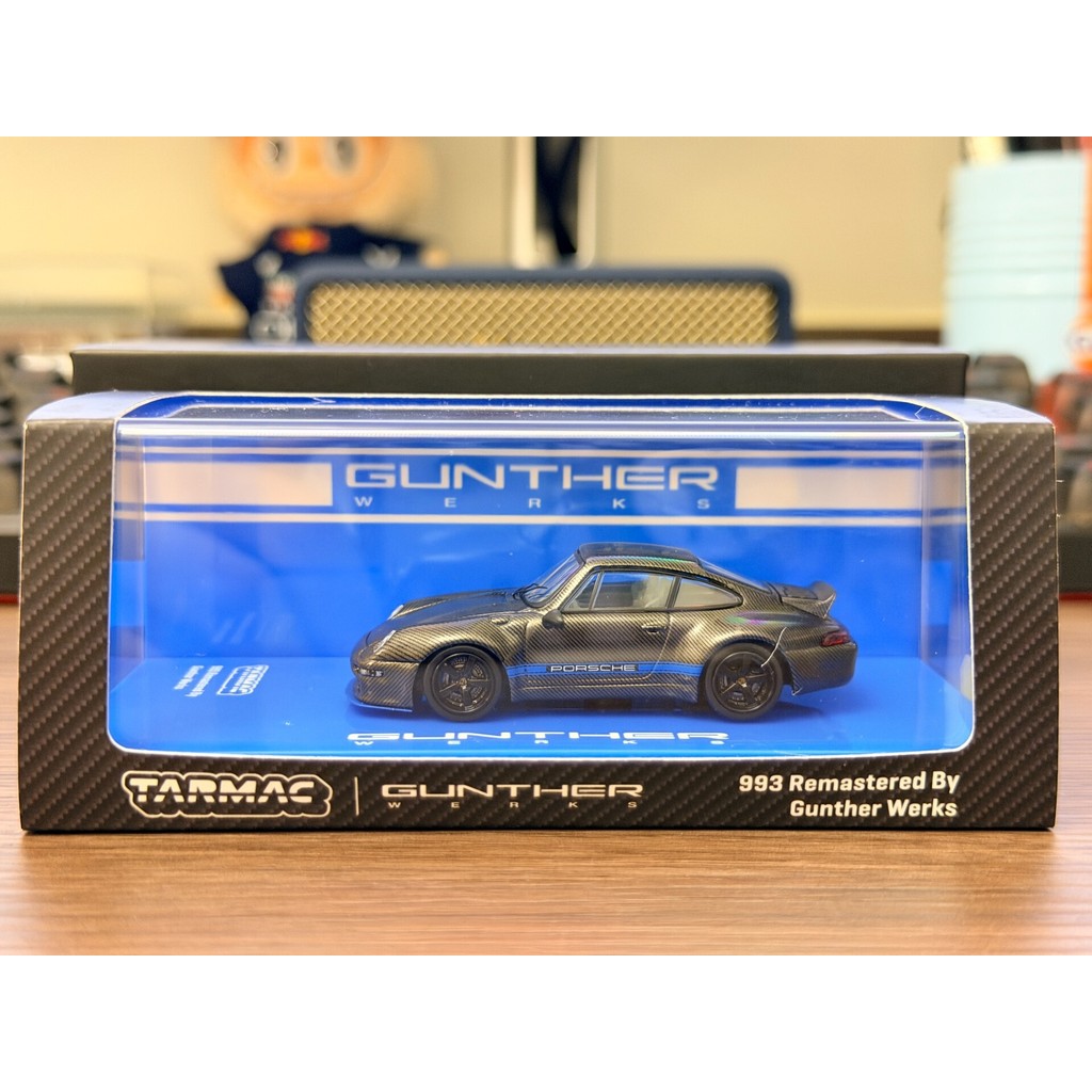 Tarmac Works 1/64 Gunther Werks 400R 保湿时捷 Porsche 911 993 全蓝拉花 Porsche 993 Remastered โดย Gunther W