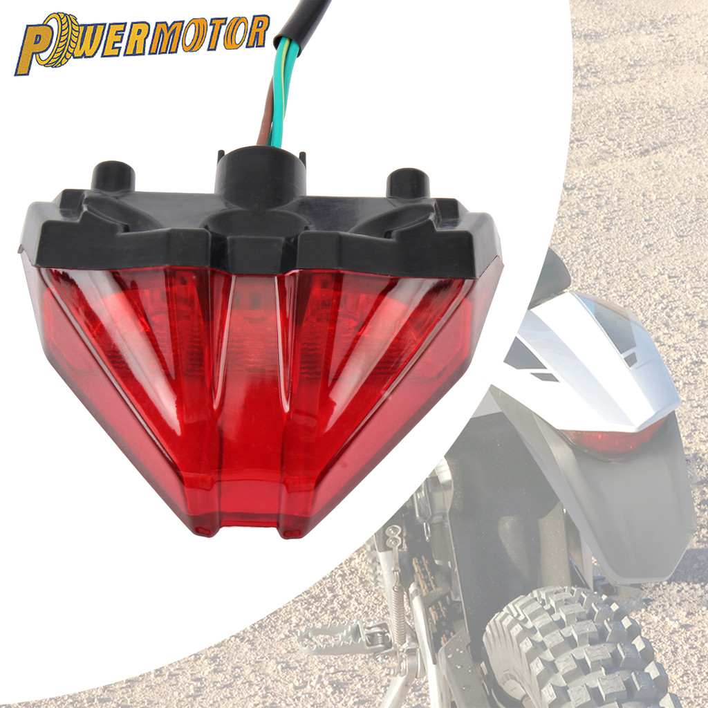 PM ไฟท้ายเบรคมอเตอร์ไซค์สำหรับ KTM EXC EXCF XCW XCFW 250 350 450 2020 2024 ไฟสัญญาณเบรคมอเตอร์ครอส อุปกรณ์เสริมไฟท้าย