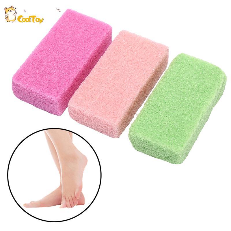 Cooltoy หินภูเขาไฟฟองน้ํา Exfoliate Foot Care ลบ Hard Dead Skin Feet Rasp HOT