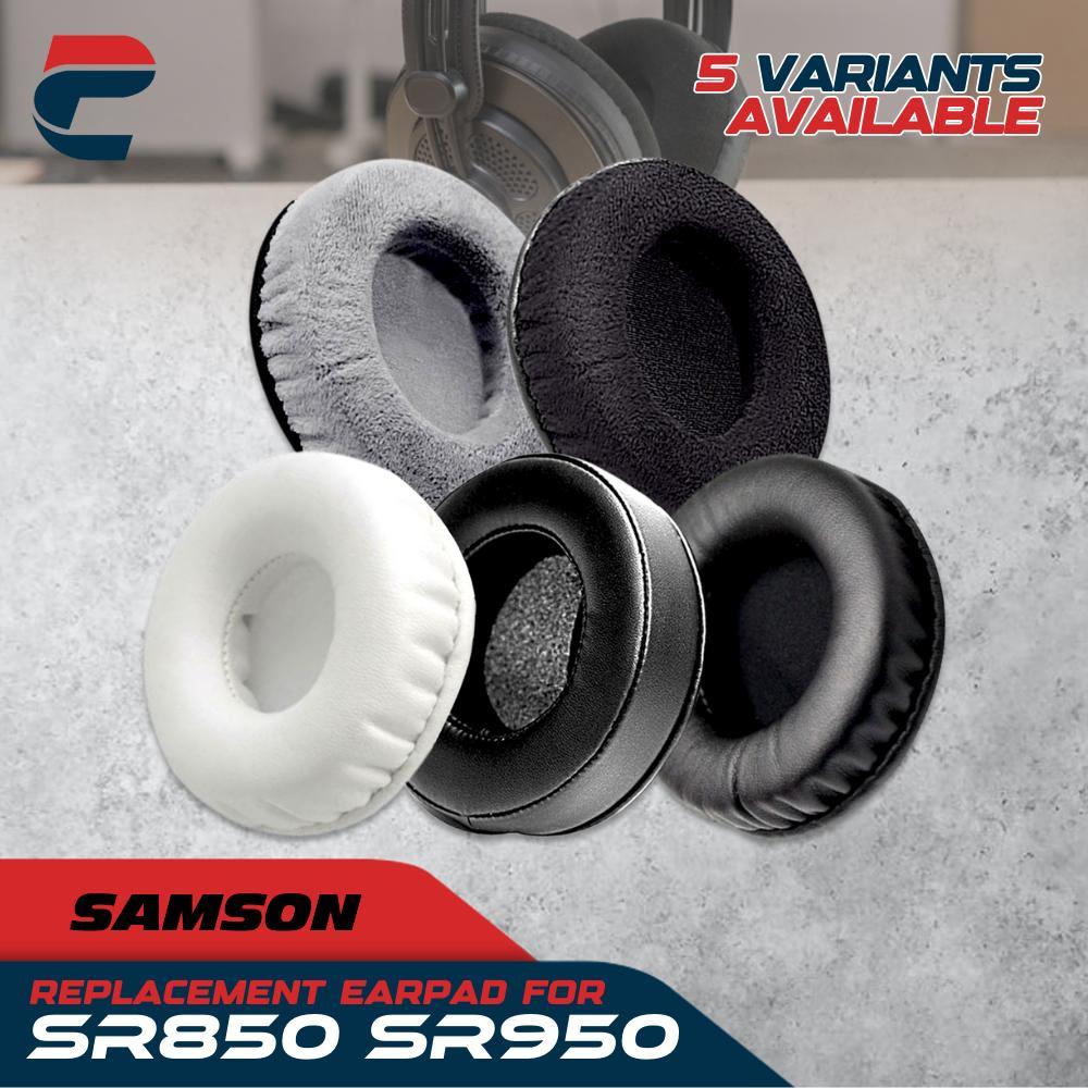แผ่นรองหูฟังแผ่นรองหูฟังโฟมแผ่นรองหูฟัง Samson SR850 SR950 SR 850 950 SR-850 SR-950 แผ่นโฟม