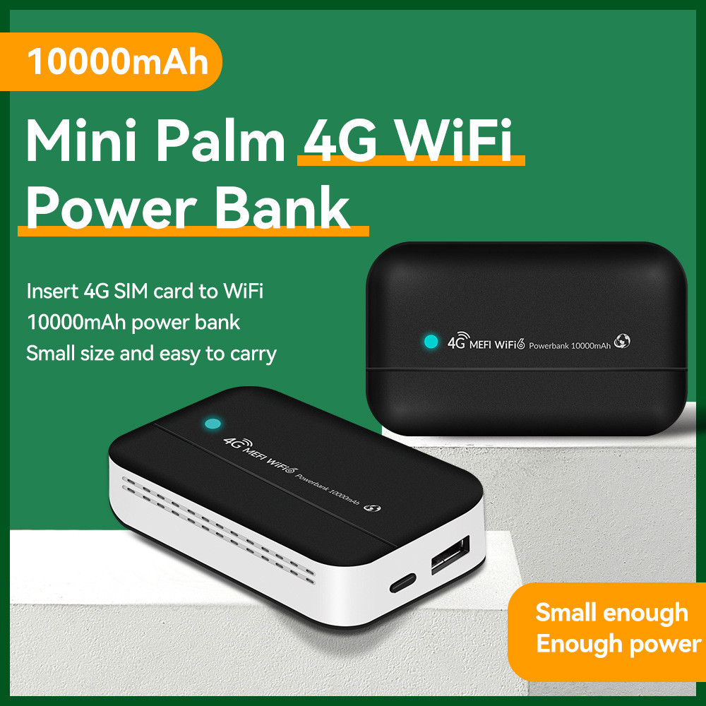 ((คลังสินค้าพร้อม) 4GLTE Router TYPE-C Power Bank Router WIFI Card Router PW003/11