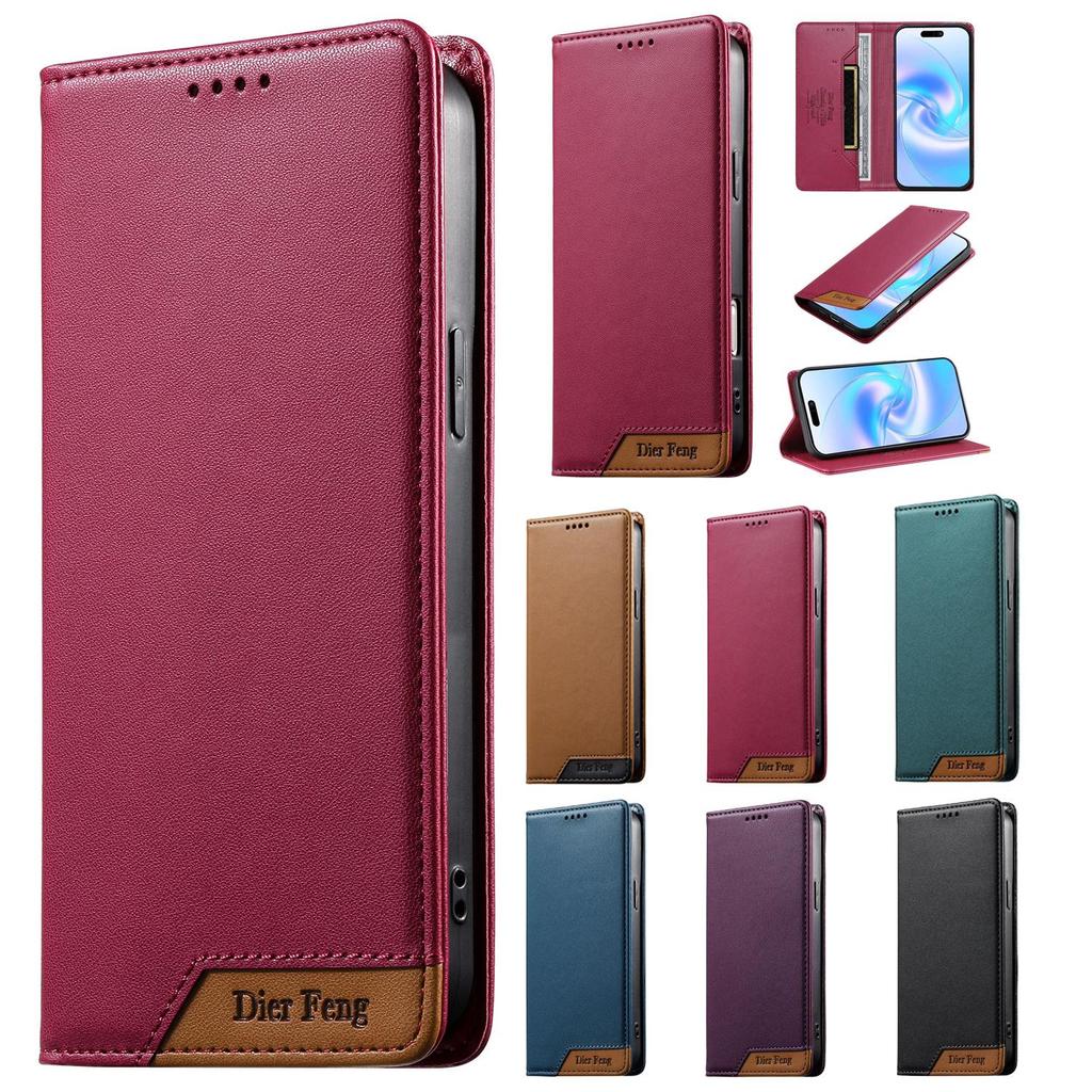 SAMSUNG หรูหราสําหรับSamsung Galaxy A57 A37 5G A36 A56 A26 A17 A16 A06 A07 A55 5G A35 A25 5G A15 A05S A05 A14 Retro Spliceหนังสือกระเป๋าสตางค์หนังกรณีป้องกันกรณี