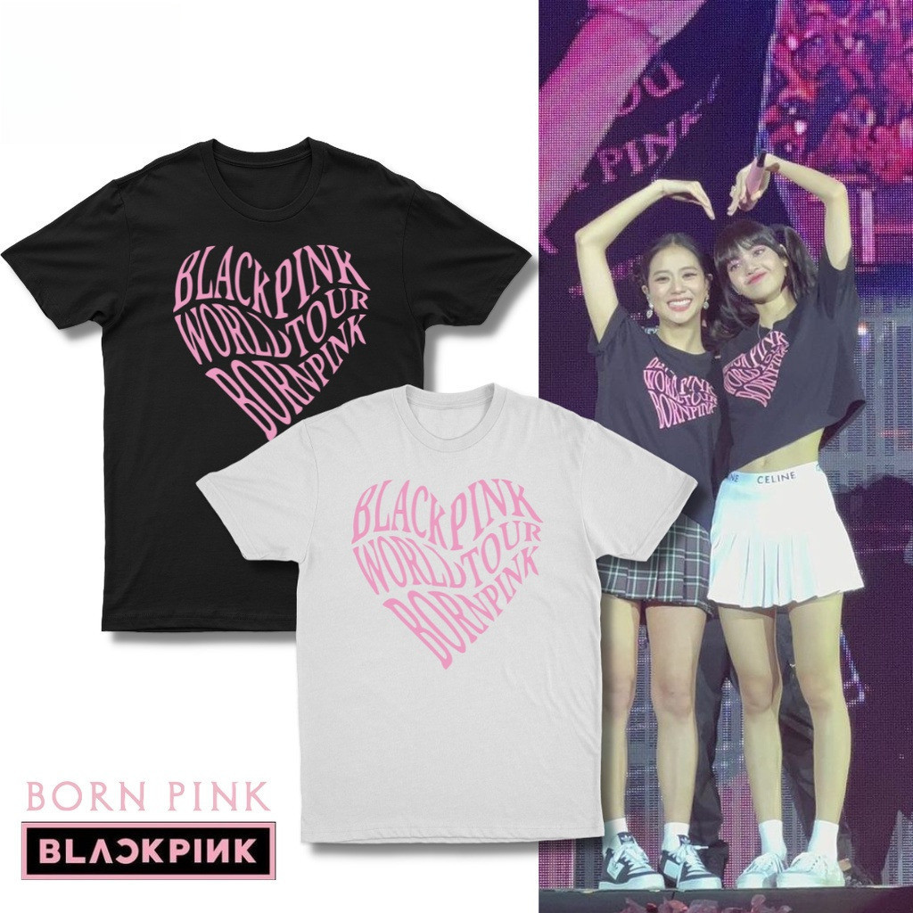 Blackpink Born Pink World Tour เสื้อยืด 2026 ผู้ใหญ่ เด็ก ขนาดใหญ่ 87F5S-5XL