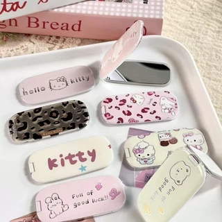 🎀Babi DIY🎀 การ์ตูนน่ารักพับได้กระจกโทรศัพท์ยืนยืดพับได้วางเดสก์ทอปเป็นการสนับสนุนสำหรับทุกชนิดของกรณีโทรศัพท์ 🌟 C23
