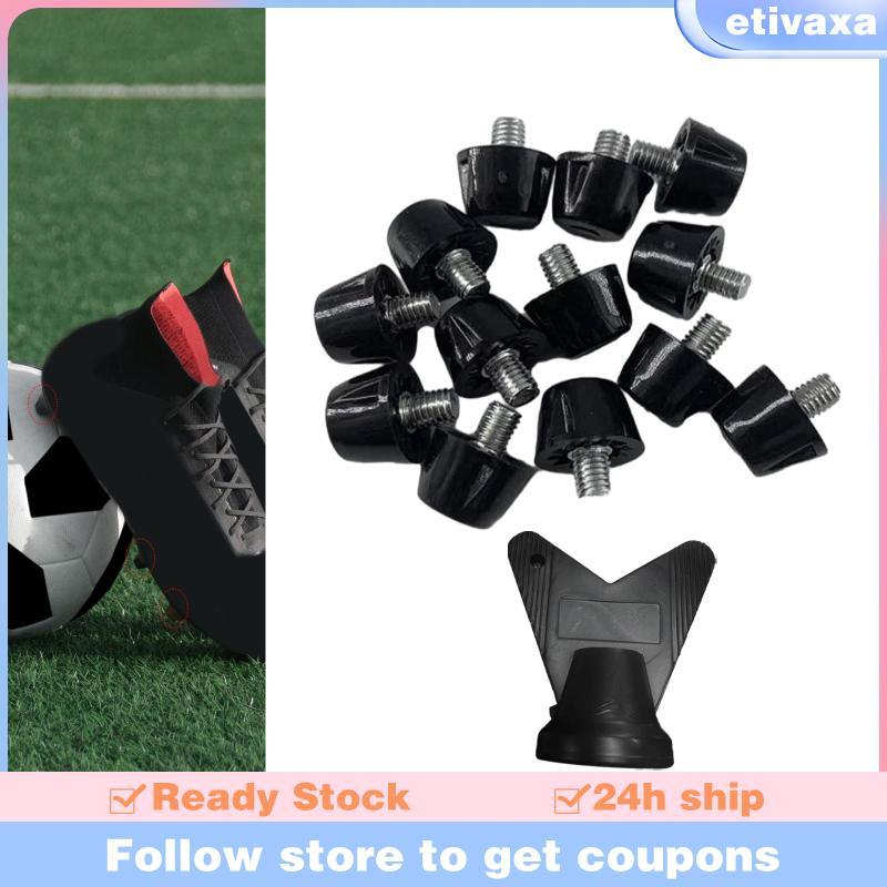 [Etivaxa] 12x Football Boot Spikes Soccer Boot Cleats Track Shoes Spikes Non Slip M5 7mm