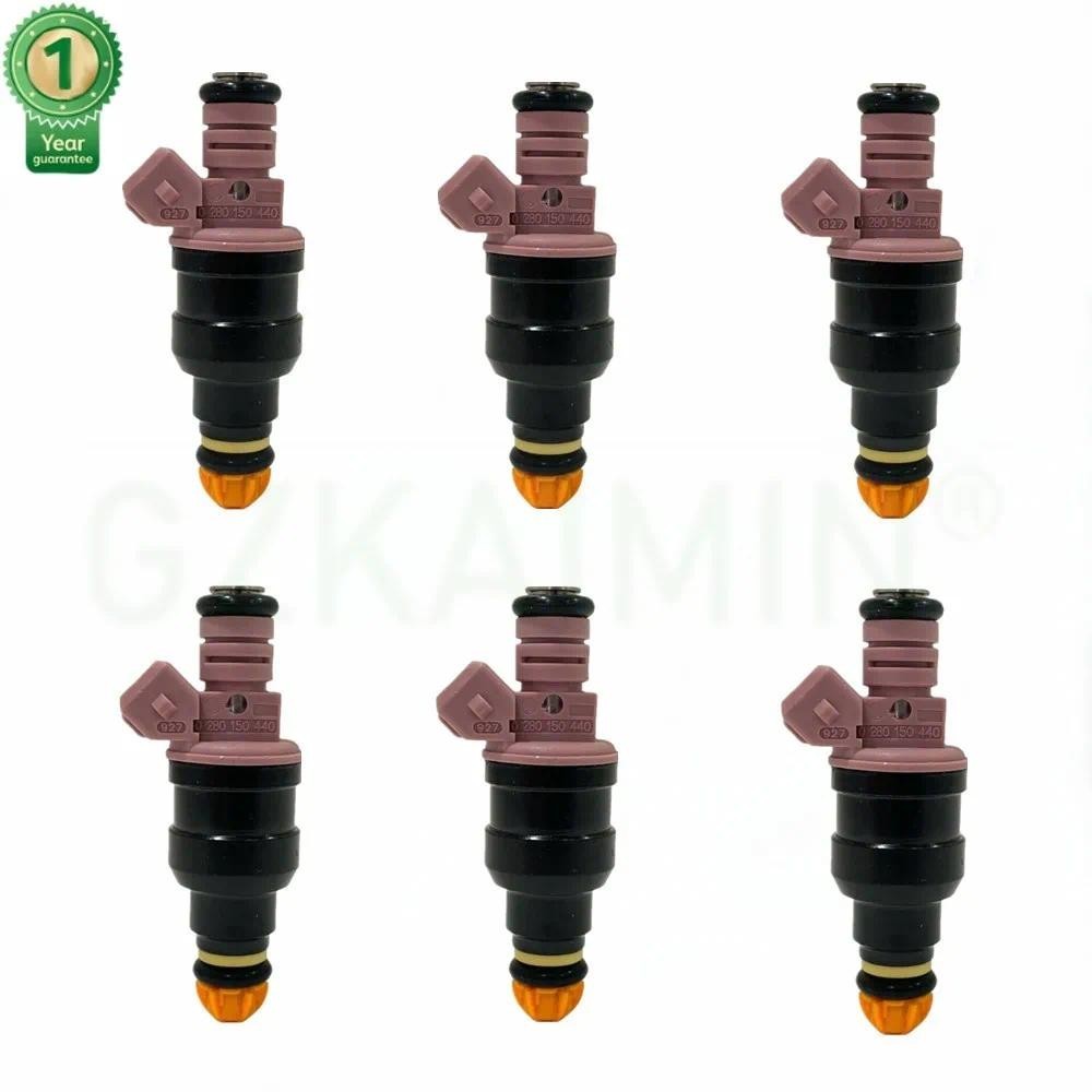 6 ชิ้น OEM 0280150440 13641703819 FUEL INJECTORS สําหรับ BMW 328i 328is 528i Z3 M3 2.8L 3.2L I6