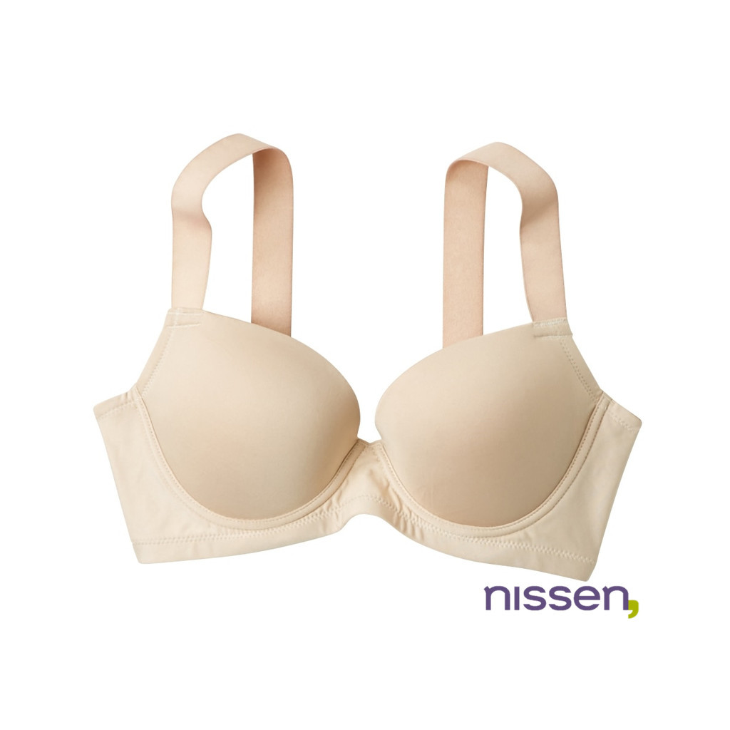 [จัดส่งจากประเทศญี่ปุ่น] Nissen_ เสื้อชั้นในรุ่น "ฟุนยะ-โตะ ฟิต" สําหรับสาวอกใหญ่โดยเฉพาะ เก็บเนื้อข้างเนียนเรียบ อกสวยไร้รอยต่อ บรามีโครง ใส่สบาย ไม่กดทับไหล่ (คัพ D E F G H I) คุณภาพญี่ปุ่นแท้ จัดส่งไว คุ้มค่า คุ้มราคา!