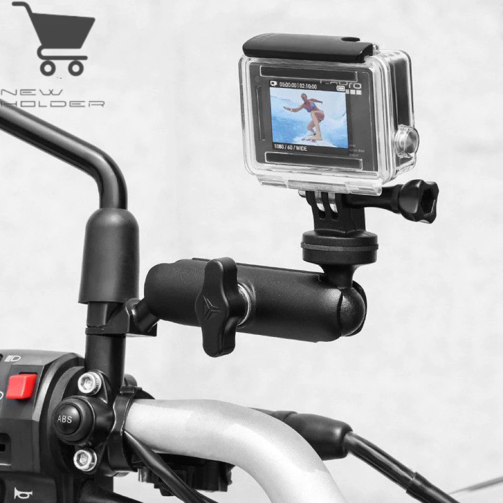 MOTOTIGER ที่จับกล้องติดมอไซค์ ที่จับมือถือ ที่จับกล้อง ที่ยึดกล้องอลูมิเนียม thumbnail 9