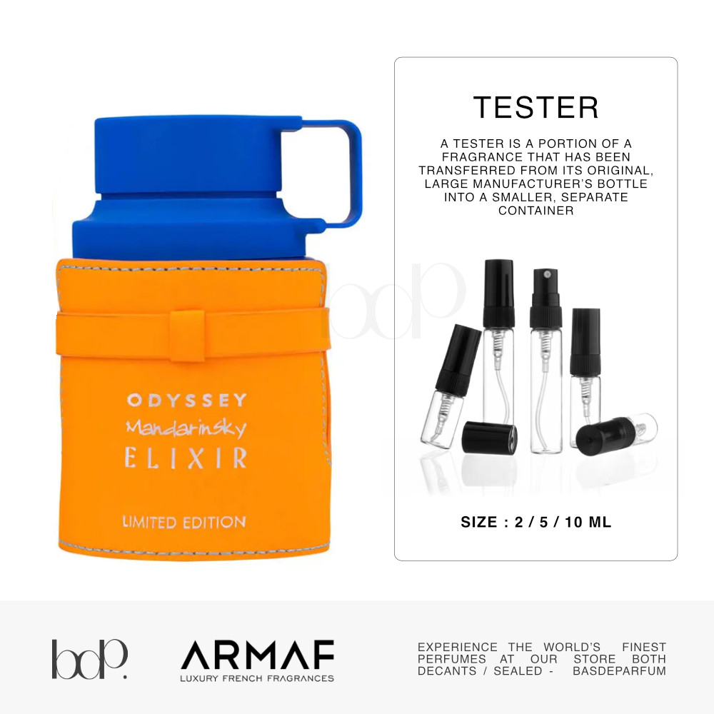 Odyssey Mandarin Sky Elixir (TESTER แบ่งขาย) น้ำหอมอาหรับ UAE จาก Armaf