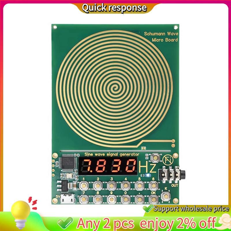 ในสต็อก-เครื่องกําเนิดไฟฟ้าคลื่นไซน์ความถี่ที่ปรับได้ 0.01Hz-9999Hz 7.83HZ Wave DC5V Micro-USB ไม่มี