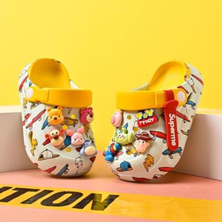 รองเท้าเด็กแบบสวม ลายการ์ตูน Toy Story กันลื่น นุ่มสบาย รองเ…